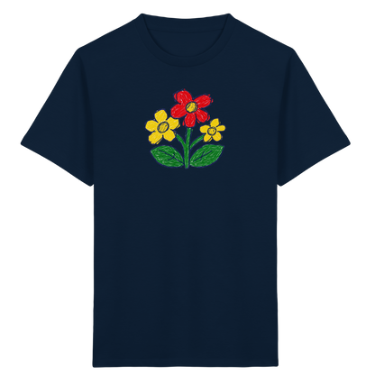 Kritzel-Dreiblüte Kinder T-Shirt - Kinder Bio T-Shirt