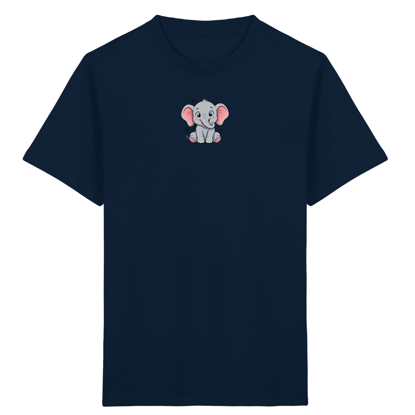 Niedlicher Elefant: Fröhliches Kinder-T-Shirt - Kinder Bio T-Shirt