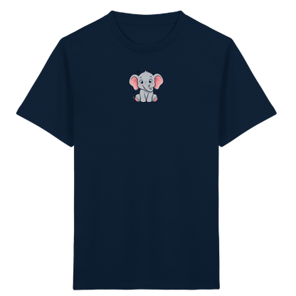 Niedlicher Elefant: Fröhliches Kinder-T-Shirt - Kinder Bio T-Shirt