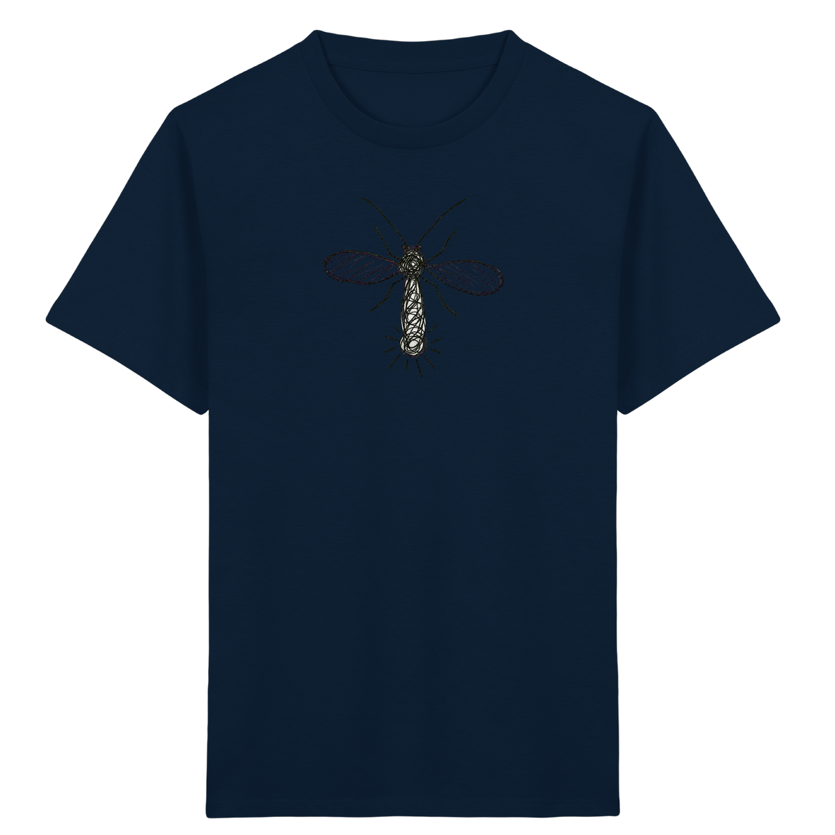 Glühwürmchen von oben - Kinder Bio T-Shirt