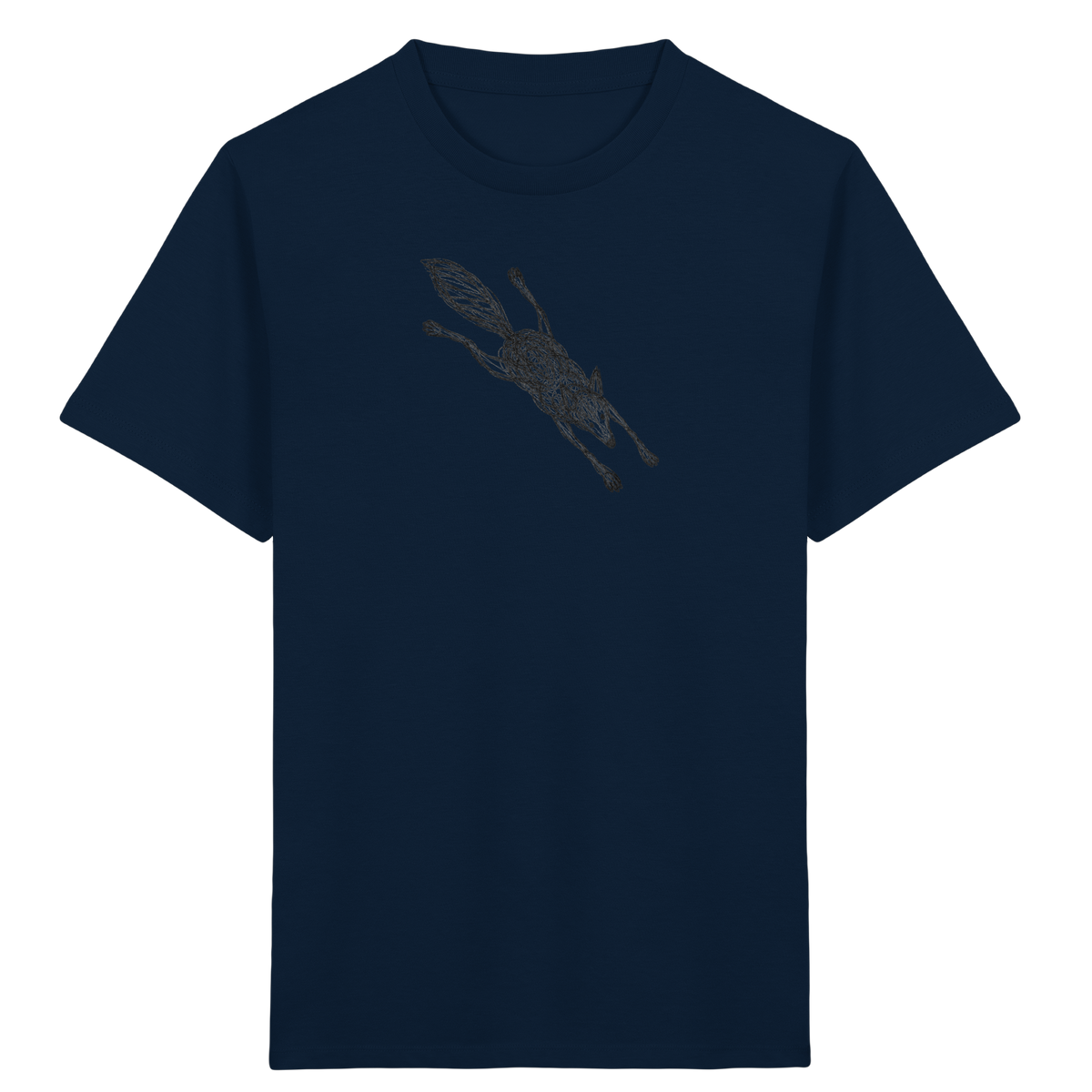 Wolf von oben - Kinder Bio T-Shirt