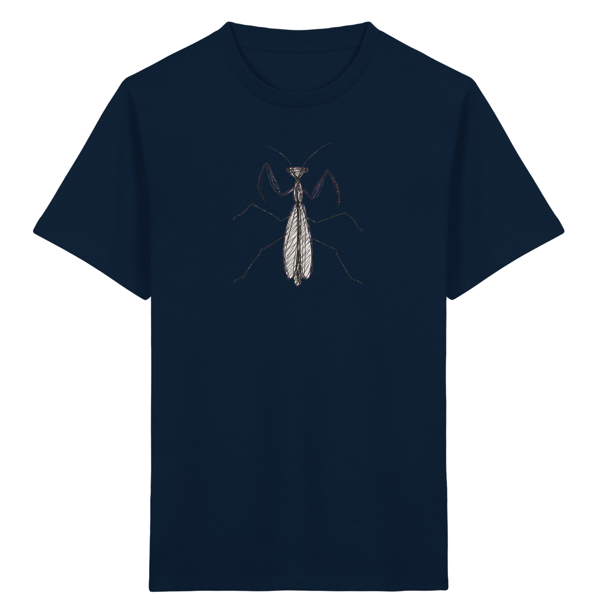 Gottesanbeterin von oben - Kinder Bio T-Shirt