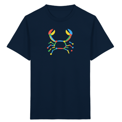 Bunte Farbpunkt Krabbe - Kinder Bio T-Shirt
