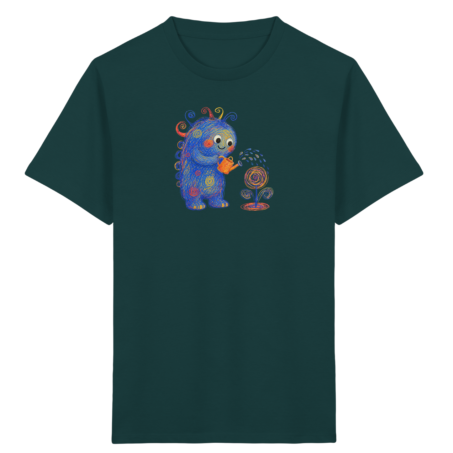 Kringelblume Monster Kinder T-Shirt - Kinder Bio T-Shirt