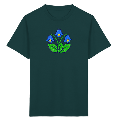 Kritzel Glockenblume Kinder Shirt - Kinder Bio T-Shirt