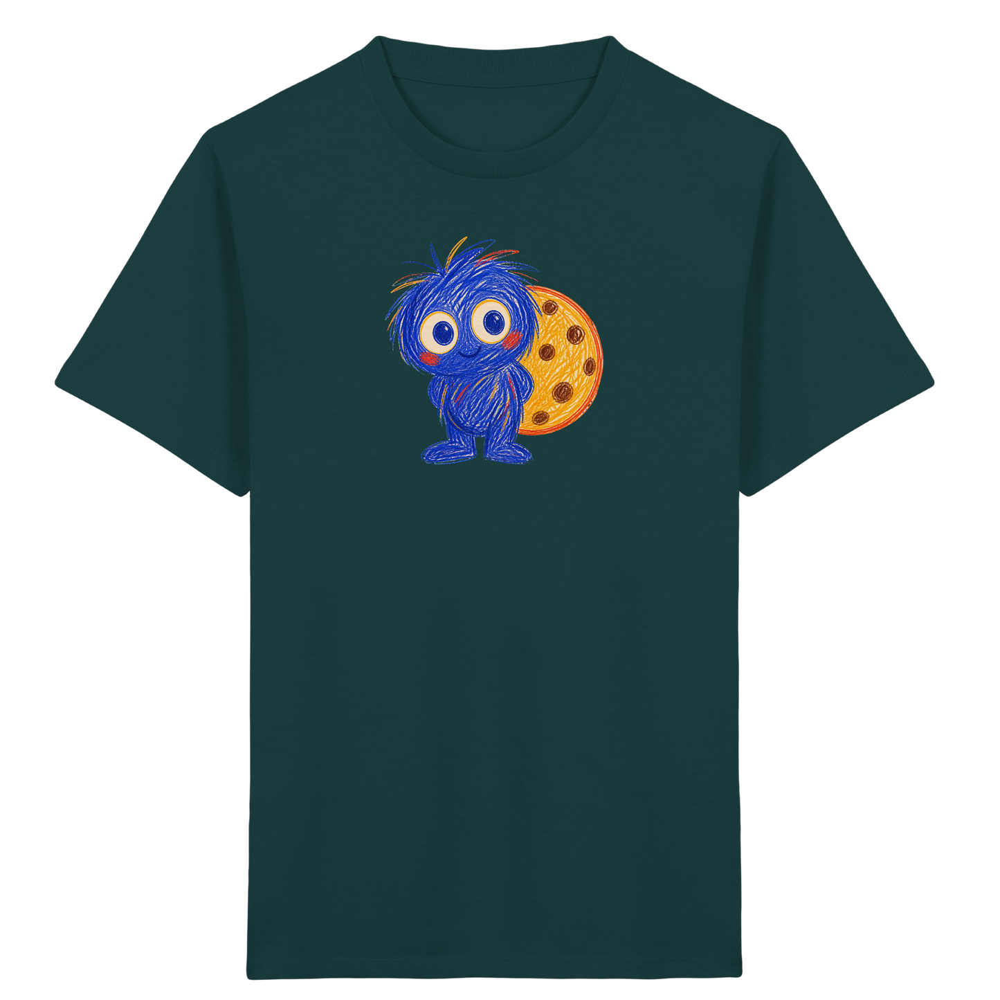Keksverstecker Monster Kinder Shirt - Kinder Bio T-Shirt