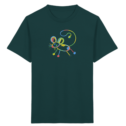 Farbpunkt Maus Kinder Shirt - Kinder Bio T-Shirt