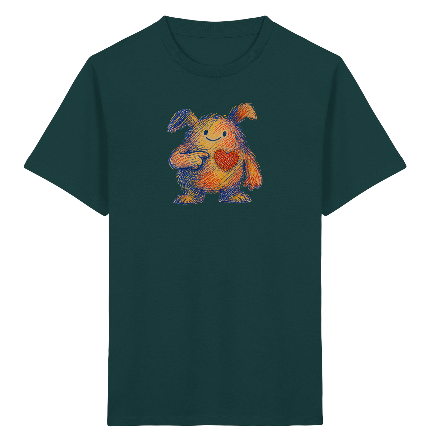 Flickenfreund Monster Kinder Shirt - Kinder Bio T-Shirt