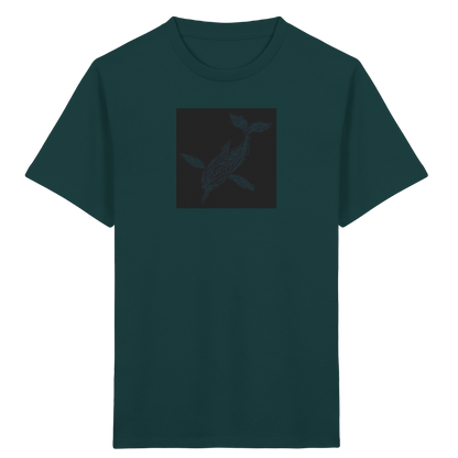 Delfin von oben - Kinder Bio T-Shirt