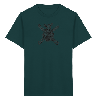 Tapir von oben gezeichnet - Kinder Bio T-Shirt