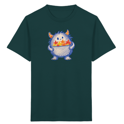 Kleines Monster mit Sternentasche - Kinder Bio T-Shirt