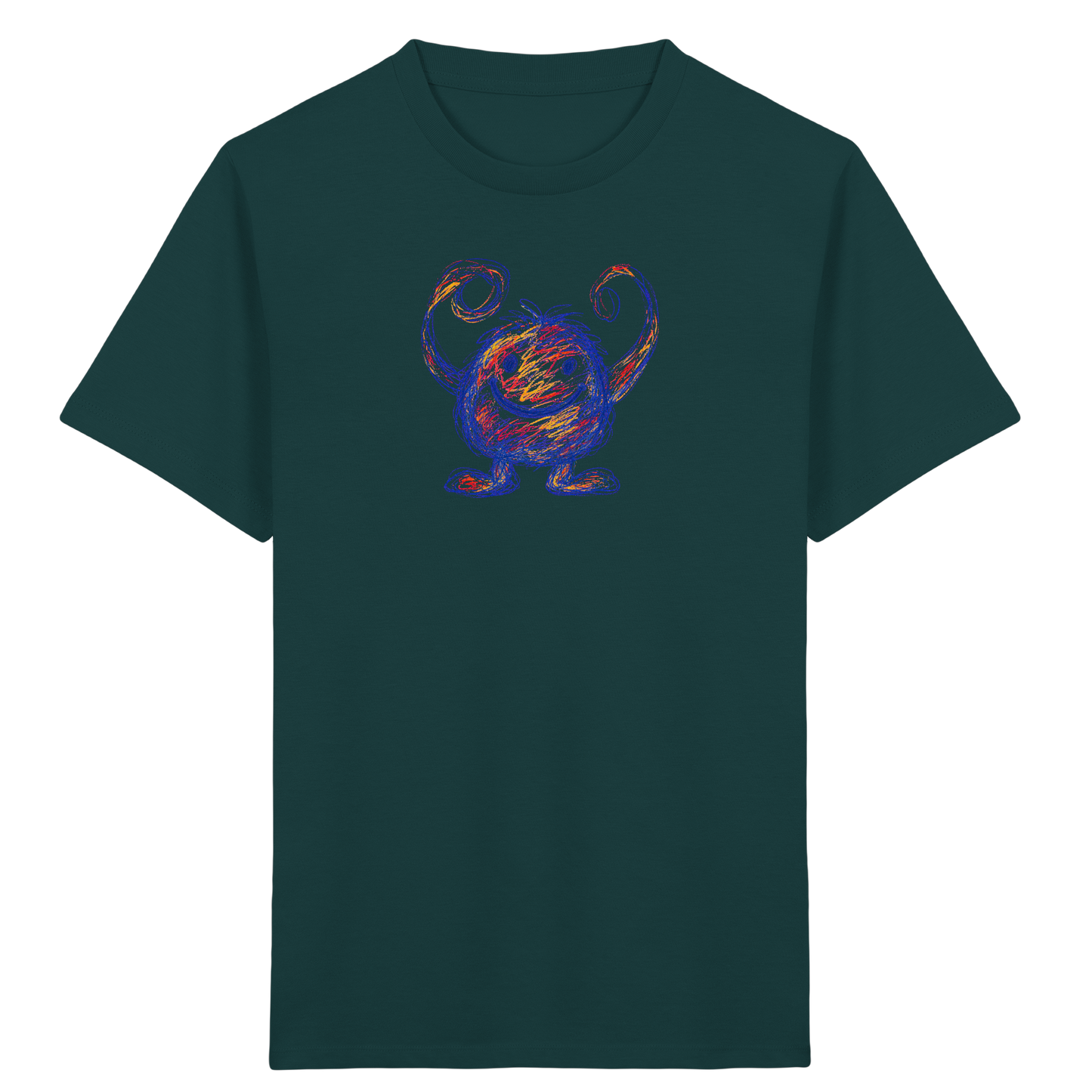 Nudelarme Kritzelmonster Shirt - Kinder Bio T-Shirt