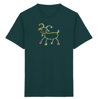 Freche Farbpunkt Ziege - Kinder Bio T-Shirt