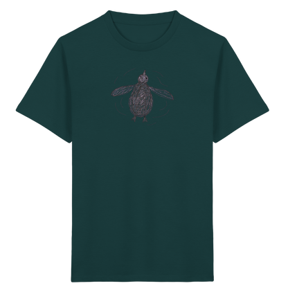 Pinguin von oben - Kinder Bio T-Shirt