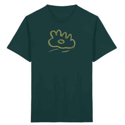 Grüne Wackelwolke Kinder T-Shirt - Kinder Bio T-Shirt