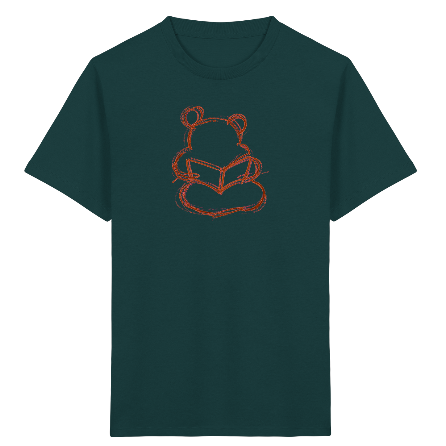 Kinder T-Shirt – Wackelbär mit offenem Buch