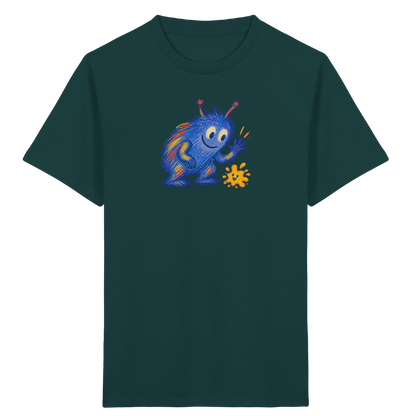 Klecksfreund Monster Kinder T-Shirt - Kinder Bio T-Shirt