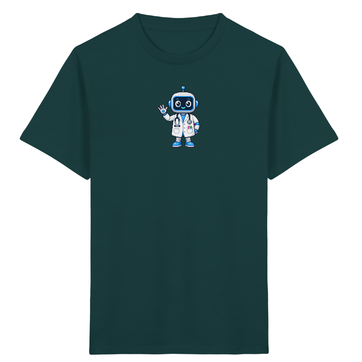 Pixel Roboter T-Shirt: Freundlich und cool - Kinder T-Shirt