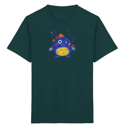 Blubberbauch Unterwasser Monster - Kinder Bio T-Shirt