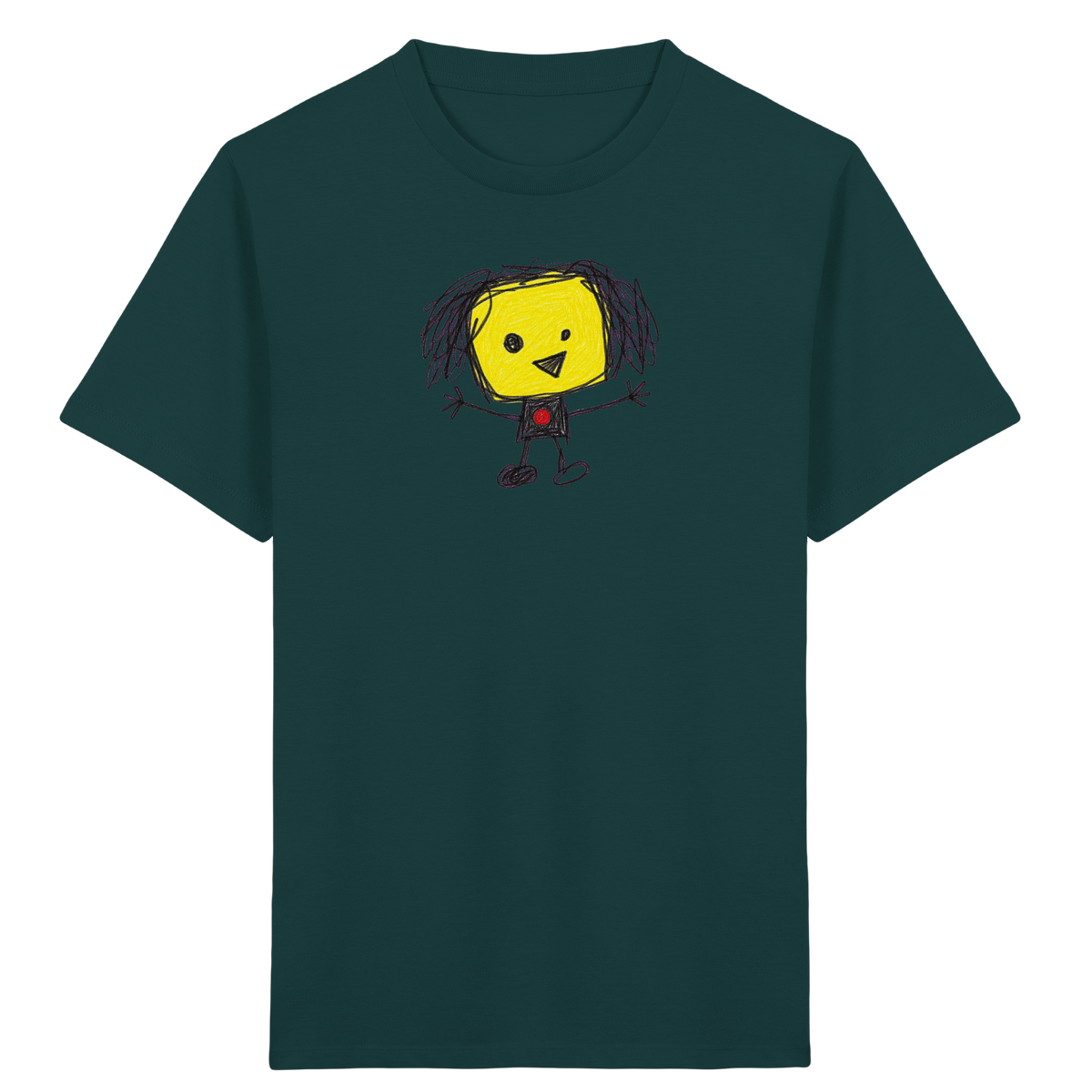 Kritzelkopf mit Wirbelhaar - Kinder Bio T-Shirt