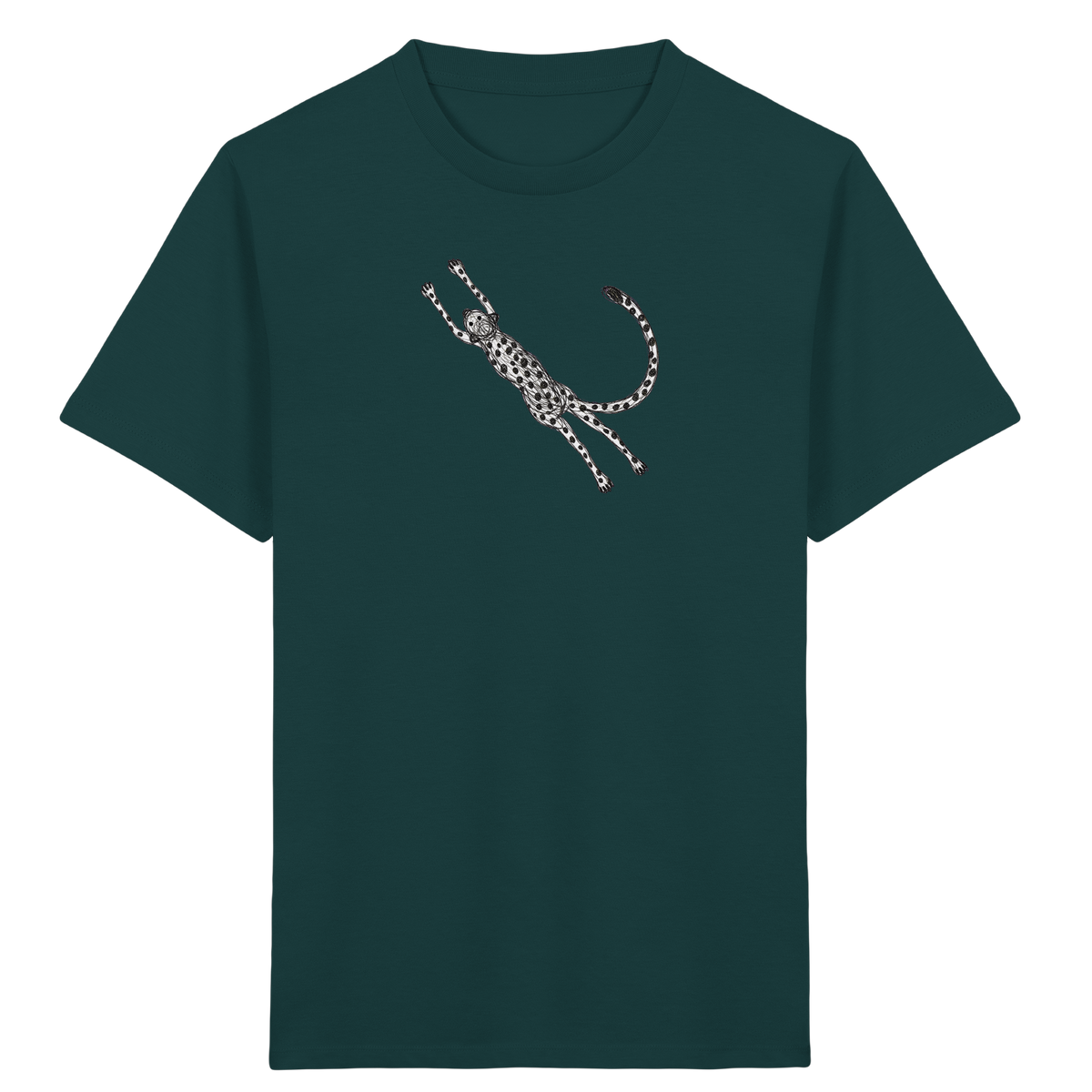 Gepard von oben - Kinder Bio T-Shirt