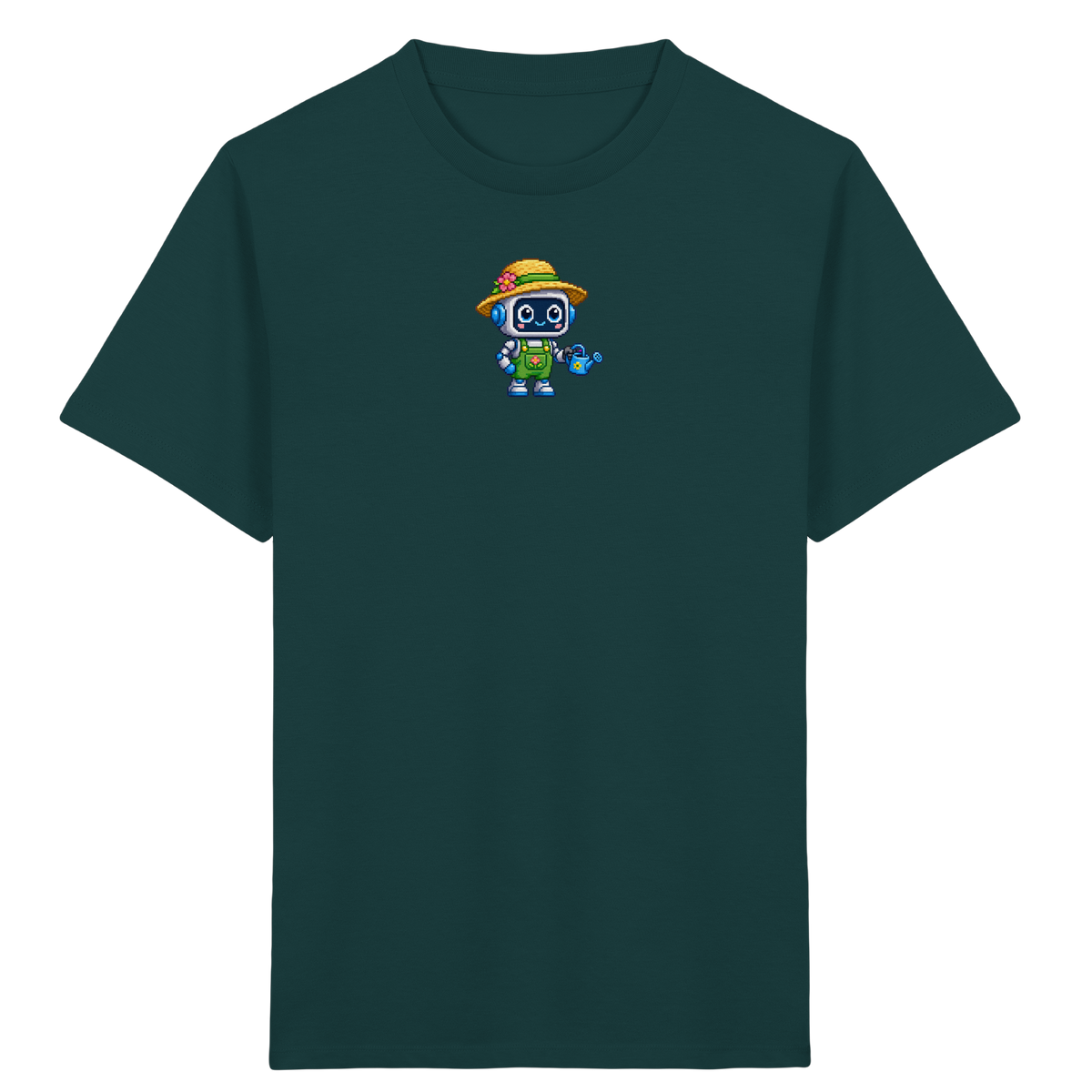 Pixel Roboter T-Shirt: Freundlicher Look - Kinder T-Shirt