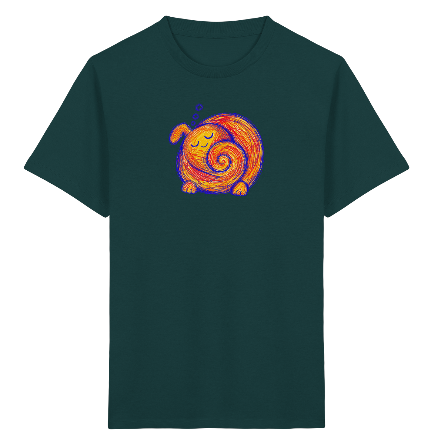 Schnarchkringel Monster Kinder Shirt - Kinder Bio T-Shirt