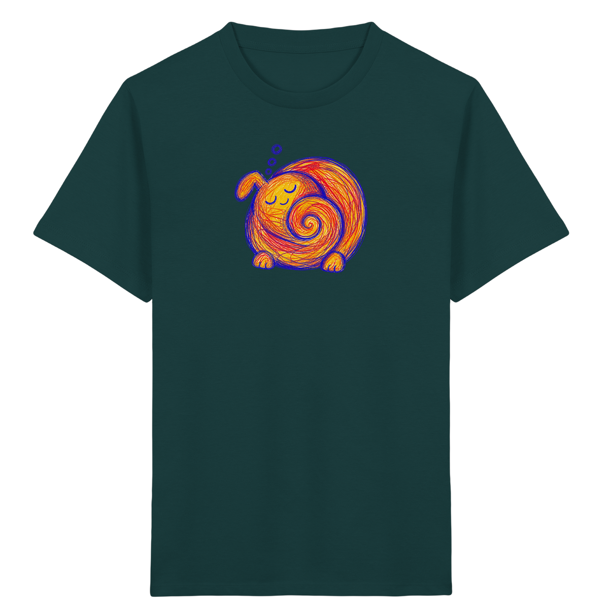Schnarchkringel Monster Kinder Shirt - Kinder Bio T-Shirt