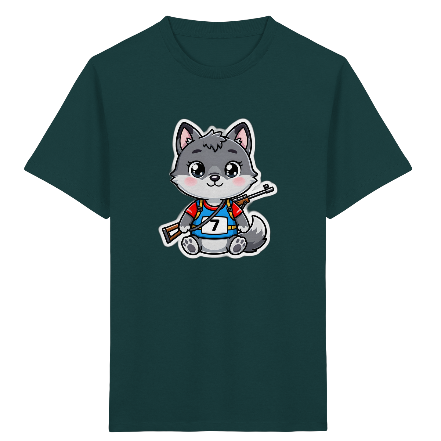 Wolf im Trikot: Cooles Kinder T-Shirt