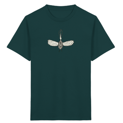 Pelikan von oben gezeichnet - Kinder Bio T-Shirt