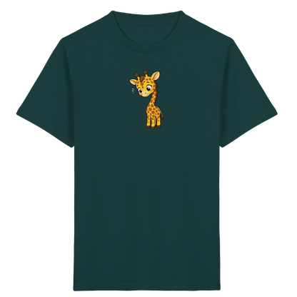 Niedliche Giraffe: Fröhliches Kinder-T-Shirt - Kinder Bio T-Shirt