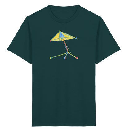 Bunte Farbpunkt Lampe - Kinder Bio T-Shirt