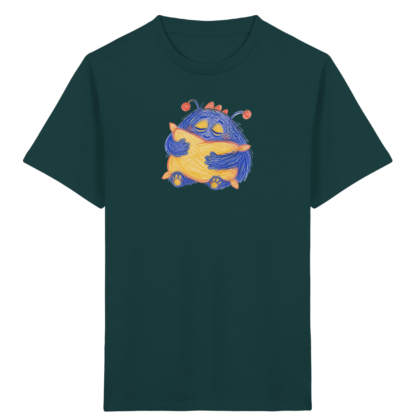 Kissenkuschler Monster Kinder T-Shirt - Kinder Bio T-Shirt