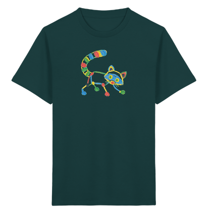 Farbpunkt Waschbär Kinder T-Shirt - Kinder Bio T-Shirt