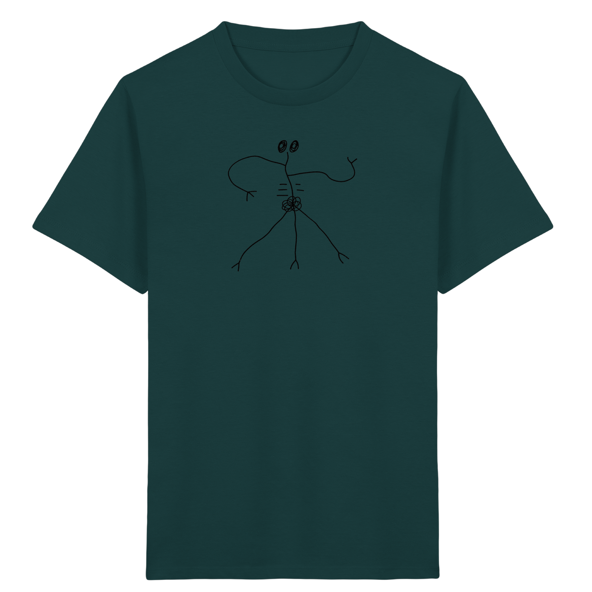 Knotenbauch Figur Kinder Shirt - Kinder Bio T-Shirt