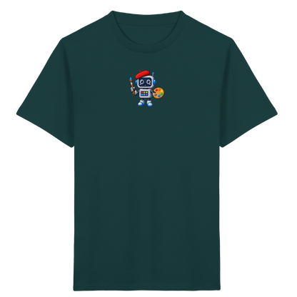Pixel Roboter Künstler T-Shirt für Kinder - Kinder T-Shirt