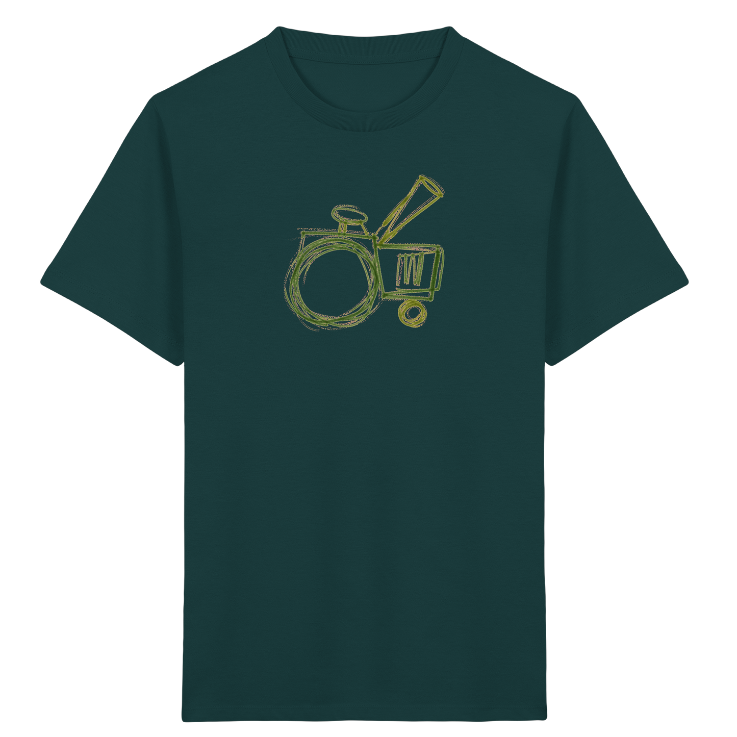 Wackeltraktor mit Schultüte - Kinder Bio T-Shirt
