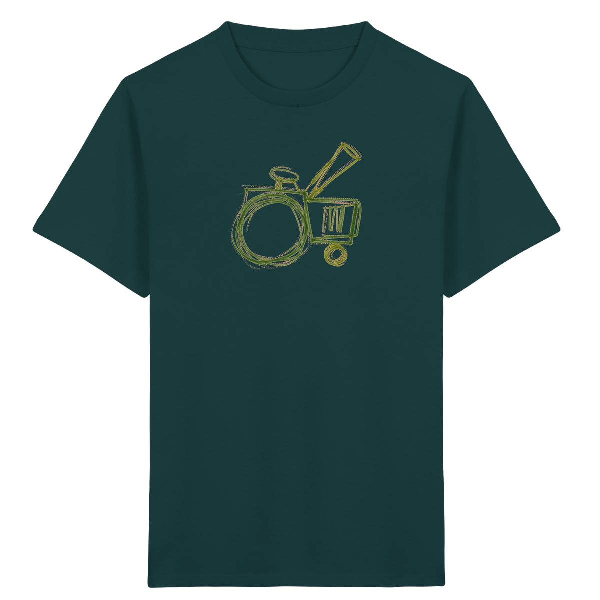 Wackeltraktor mit Schultüte - Kinder Bio T-Shirt