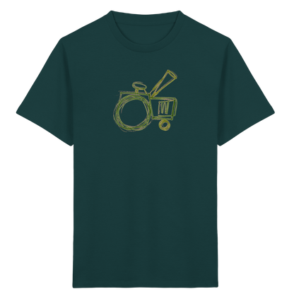 Wackeltraktor mit Schultüte - Kinder Bio T-Shirt