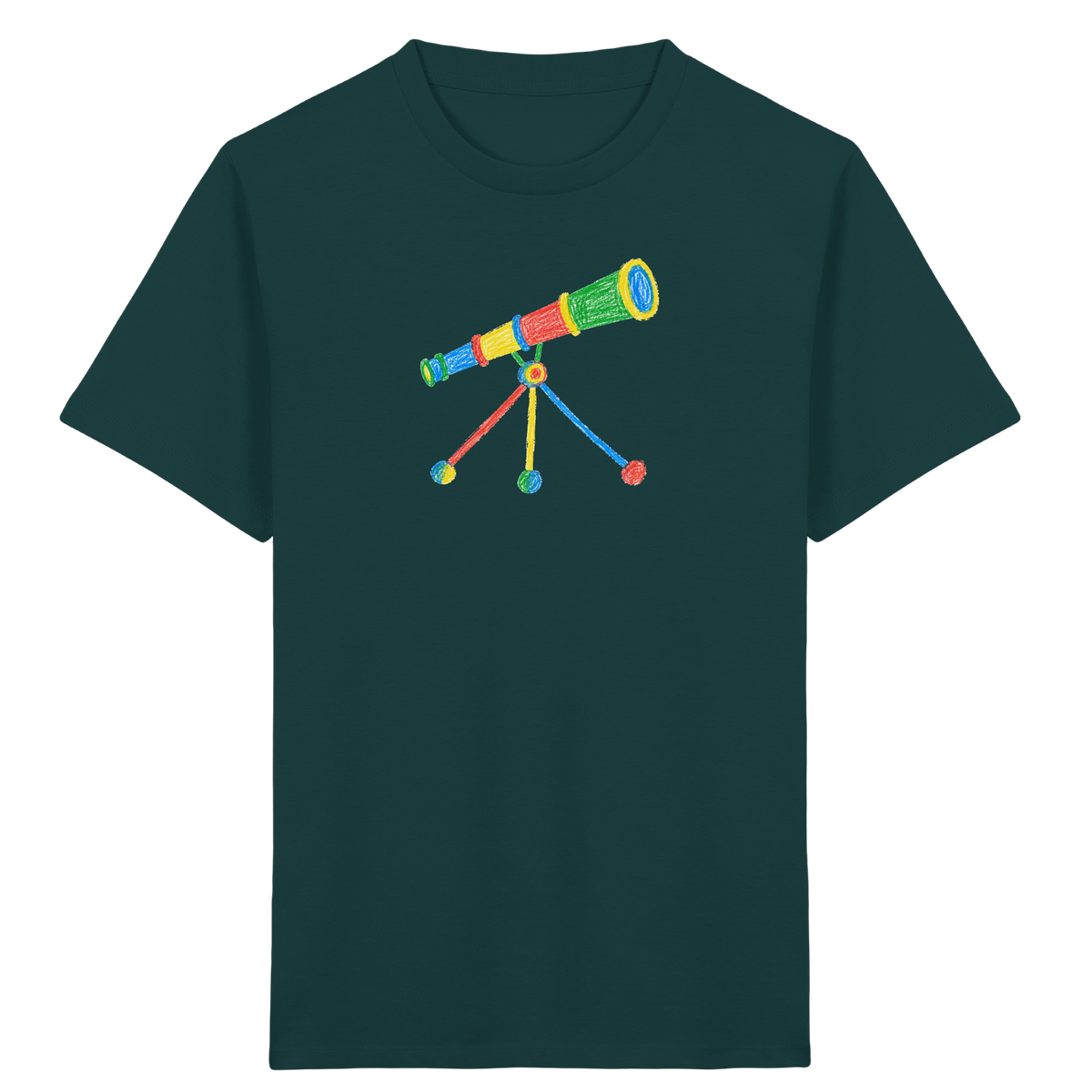 Farbpunkt Teleskop für Kinder - Kinder Bio T-Shirt