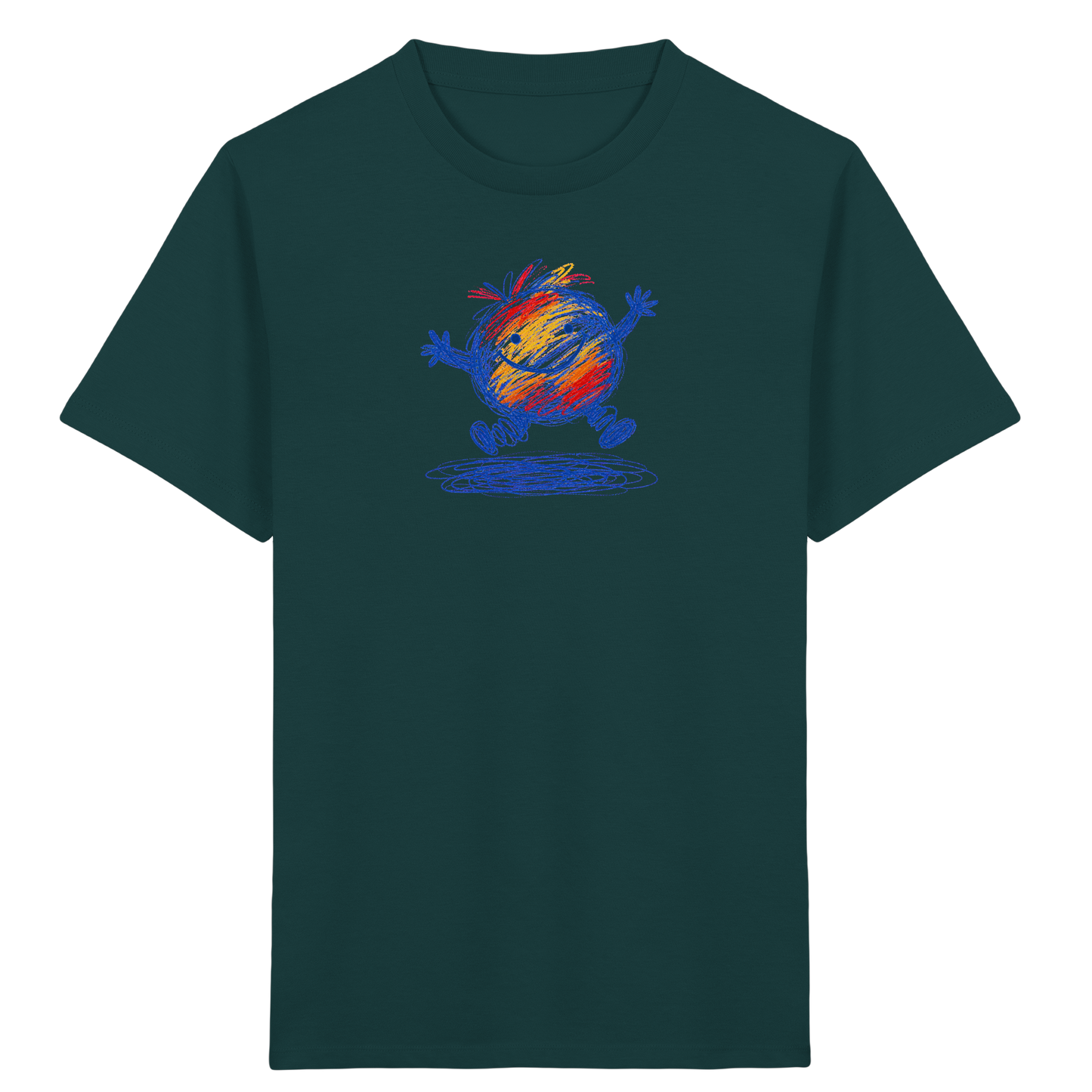 Pfützenhüpfer Kritzelmonster Kinder Shirt - Kinder Bio T-Shirt