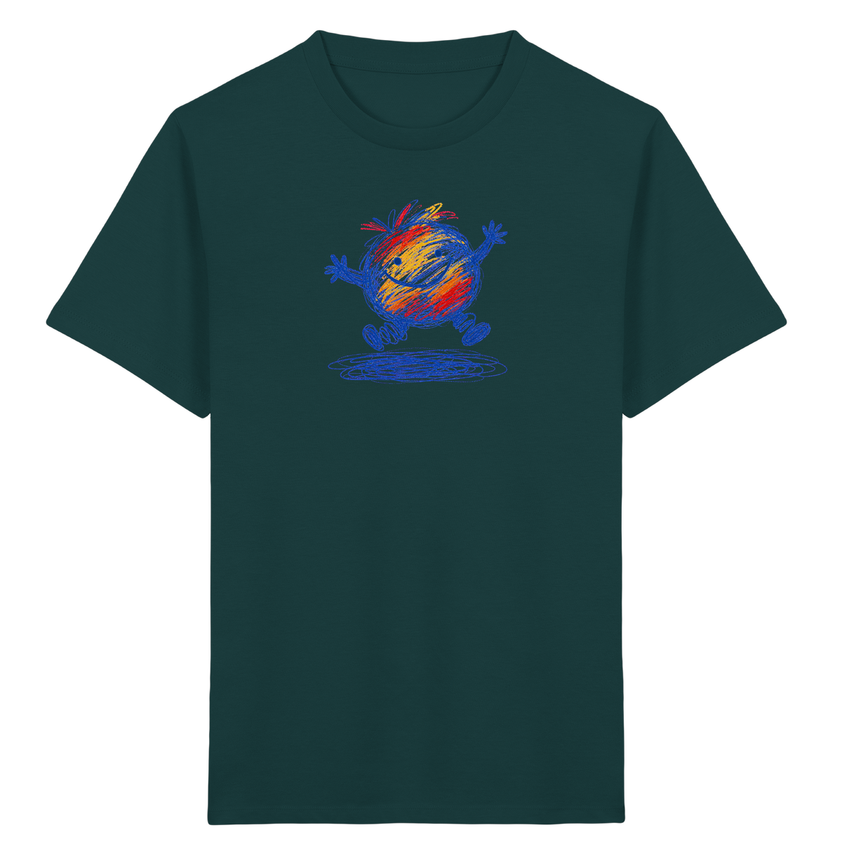 Pfützenhüpfer Kritzelmonster Kinder Shirt - Kinder Bio T-Shirt