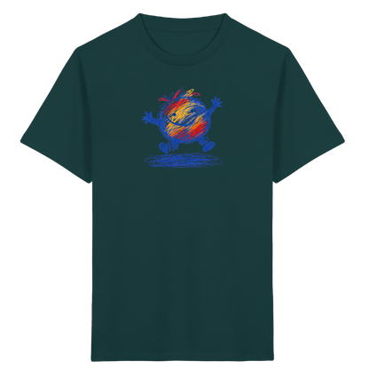 Pfützenhüpfer Kritzelmonster Kinder Shirt - Kinder Bio T-Shirt