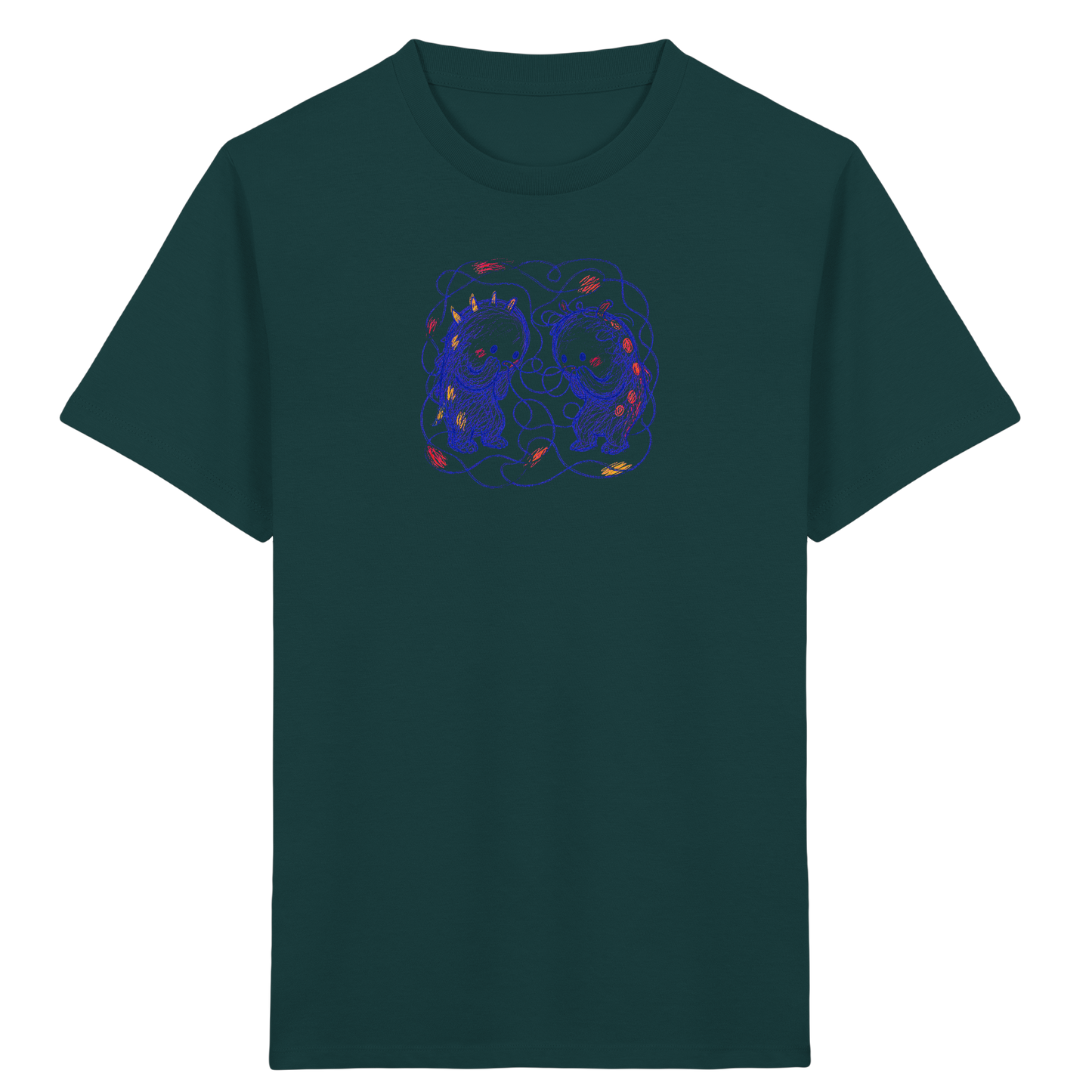 Leiseflüsterer Monster Kinder Shirt - Kinder Bio T-Shirt