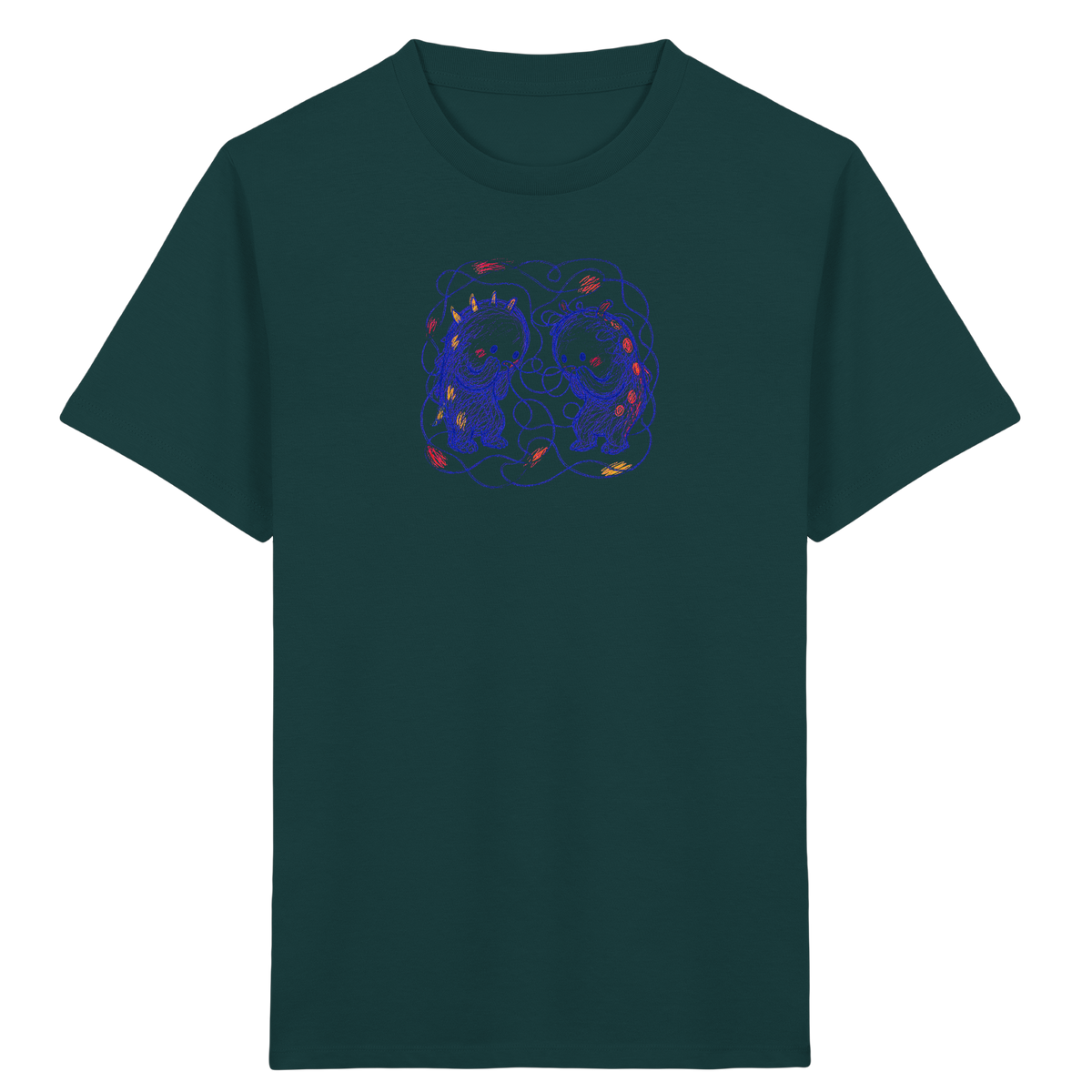 Leiseflüsterer Monster Kinder Shirt - Kinder Bio T-Shirt
