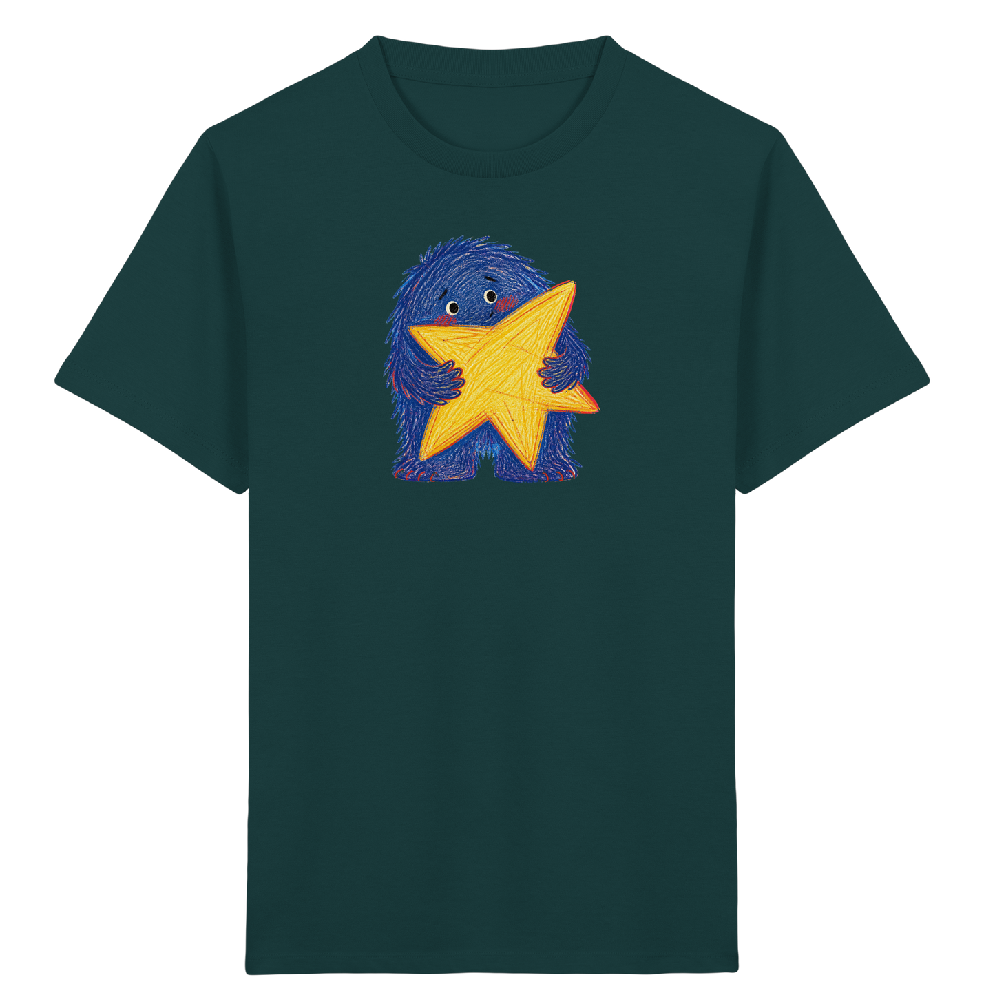 Sternensammler Monster Kinder Shirt - Kinder Bio T-Shirt