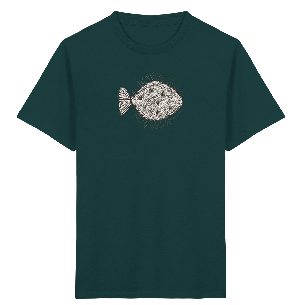 Flunder von oben - Kinder Bio T-Shirt