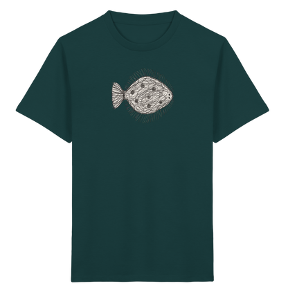 Flunder von oben - Kinder Bio T-Shirt