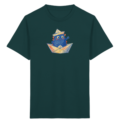 Kleiner Kapitän Monster - Kinder Bio T-Shirt