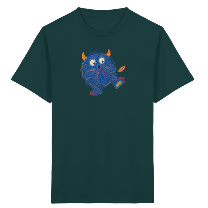 Kitzelzottel lacht im Federkitzel - Kinder Bio T-Shirt
